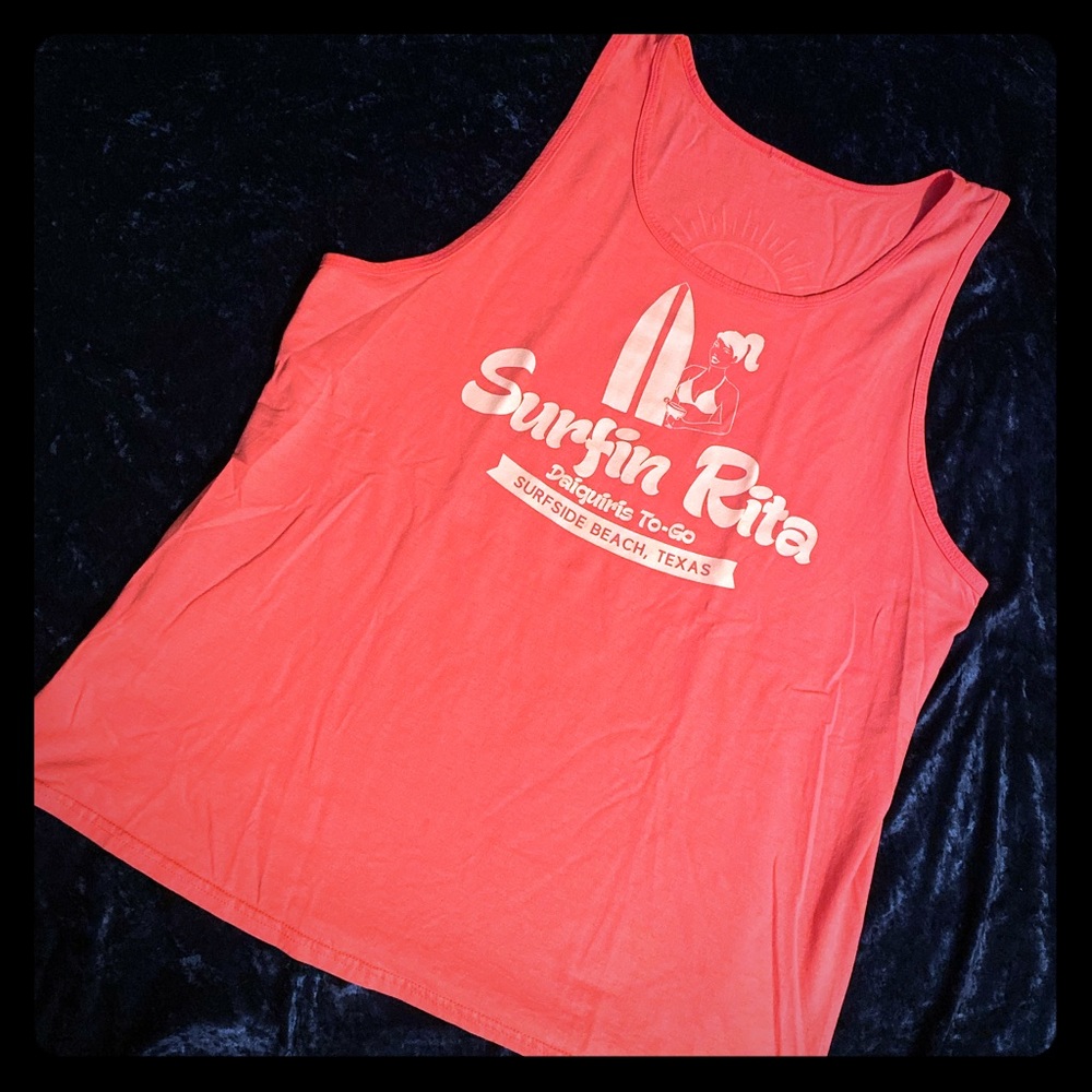 5/$25💜💜Over sized pink tank top